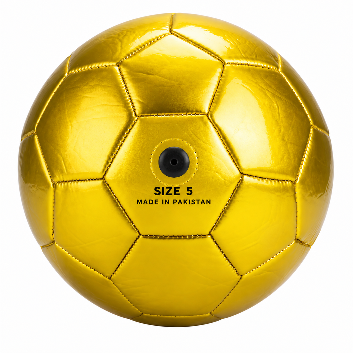 Trending Golden Football | Soft Feel | Indoor & Outdoor Play | PU Material | Latex Bladder | Size 5 |