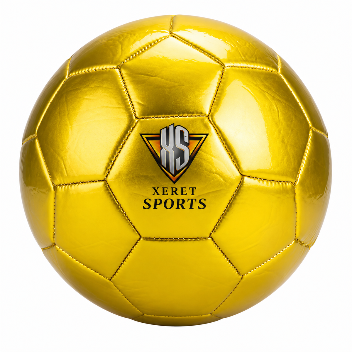 Trending Golden Football | Soft Feel | Indoor & Outdoor Play | PU Material | Latex Bladder | Size 5 |